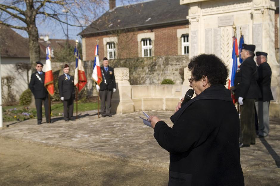 Commémoration du cessez-le-feu en Algérie - Nogent-sur-Oise, 19 mars 2012